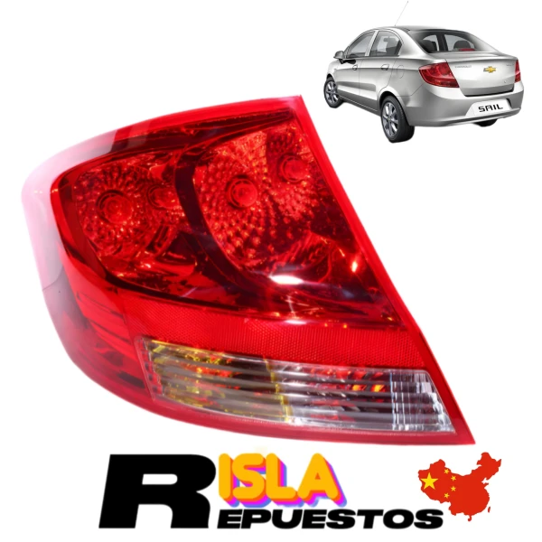 Farol Trasero Para Chevrolet Sail 2010 2016 1.4